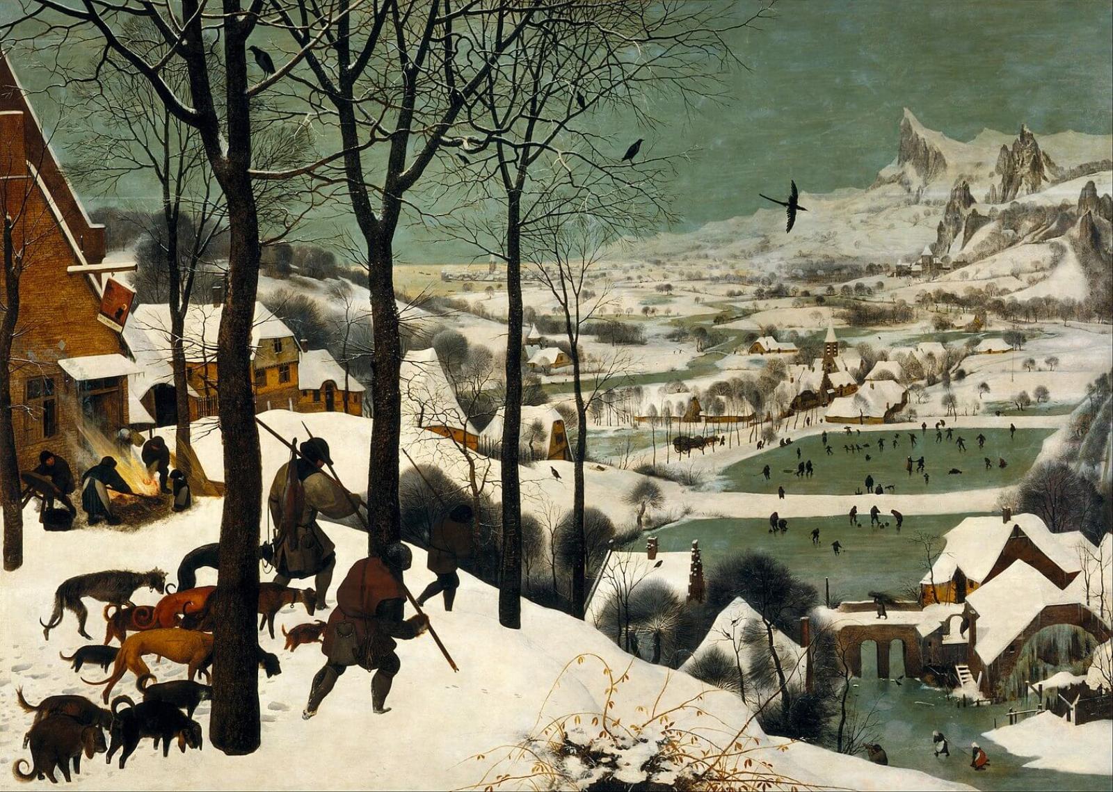 «Охотники на снегу», 1565.