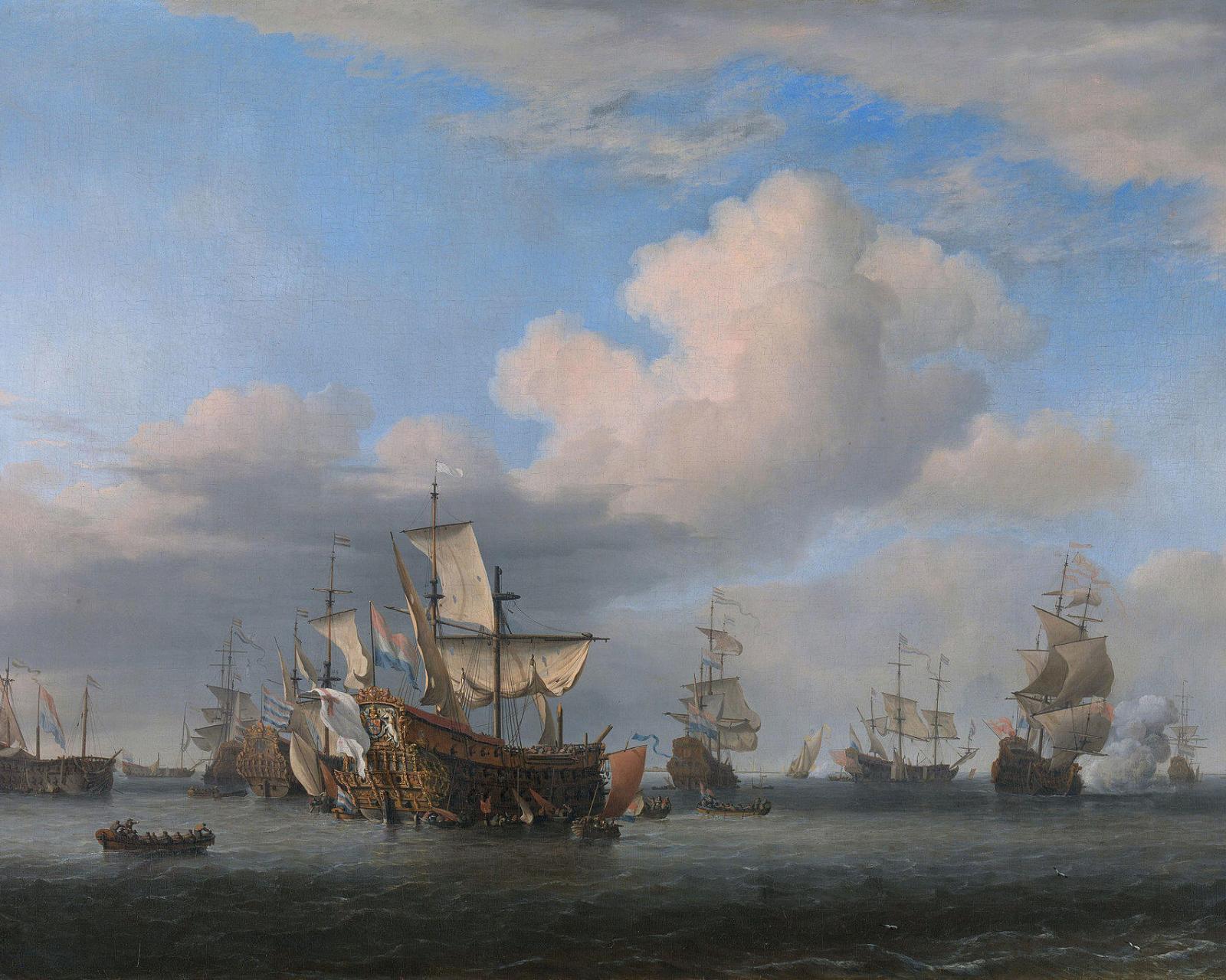 Четырёхдневное сражение в рамках Второй англо-голландской войны.