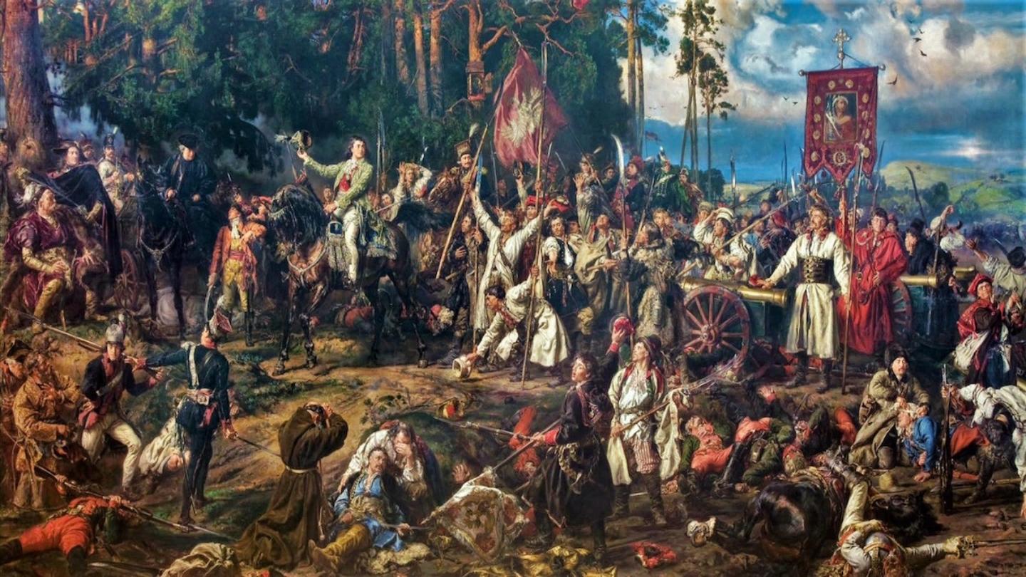 «Битва при Рацлавицах» времён восстания Костюшко.