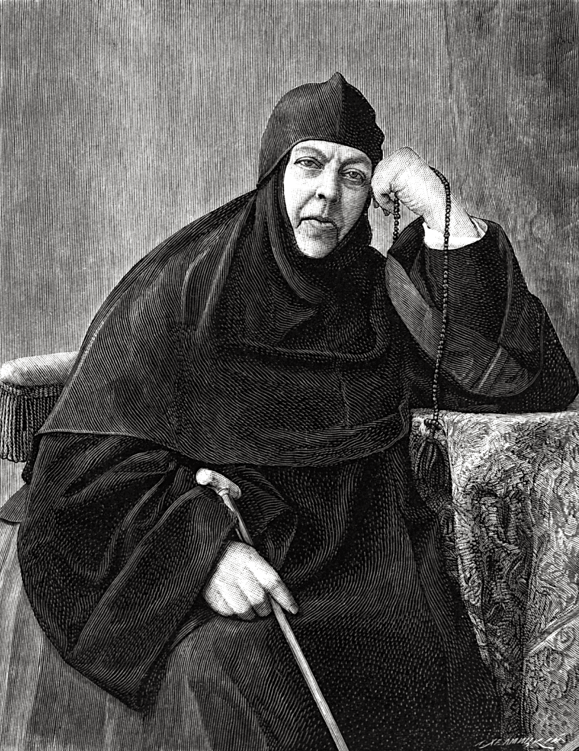 Портрет игуменьи Митрофании, гравюра Хелмицкого, 1902. (ru.wikipedia.org) ФОТО 2.png