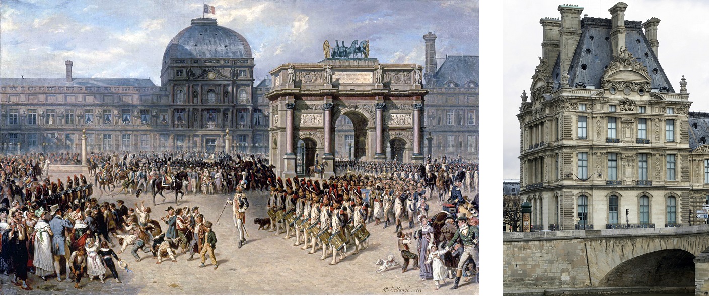 Парад у дворца Тюильри, 1810. Павильон Флоры, 2011. (wikipedia.org) 10.jpg