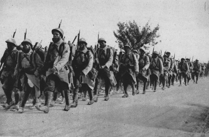 Сенегальские солдаты.