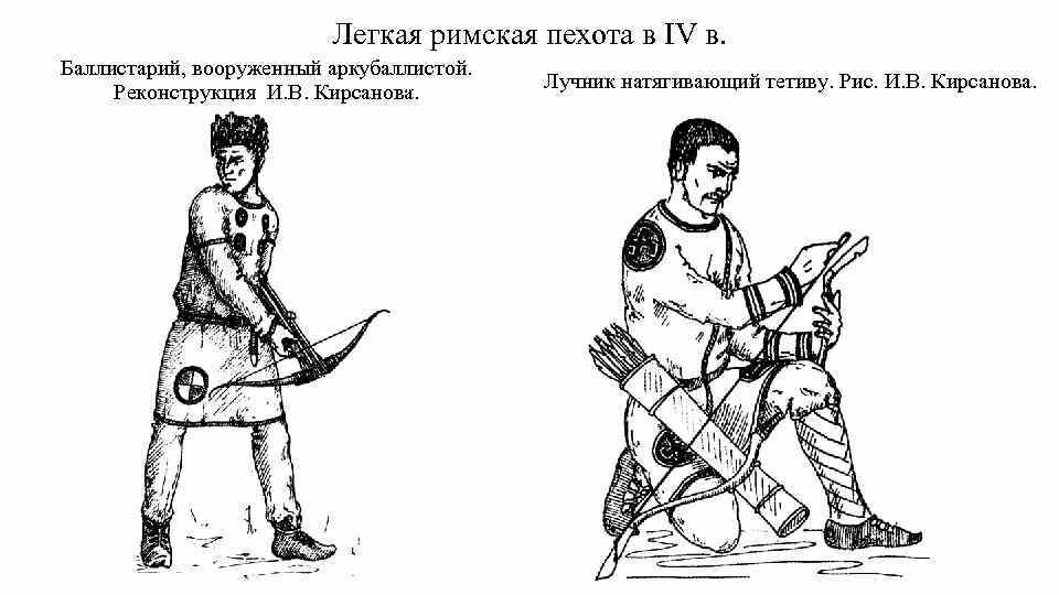 Лёгкая пехота позднего Рима. (strategwar.ru) Лёгкая пехота позднего Рима. <br>