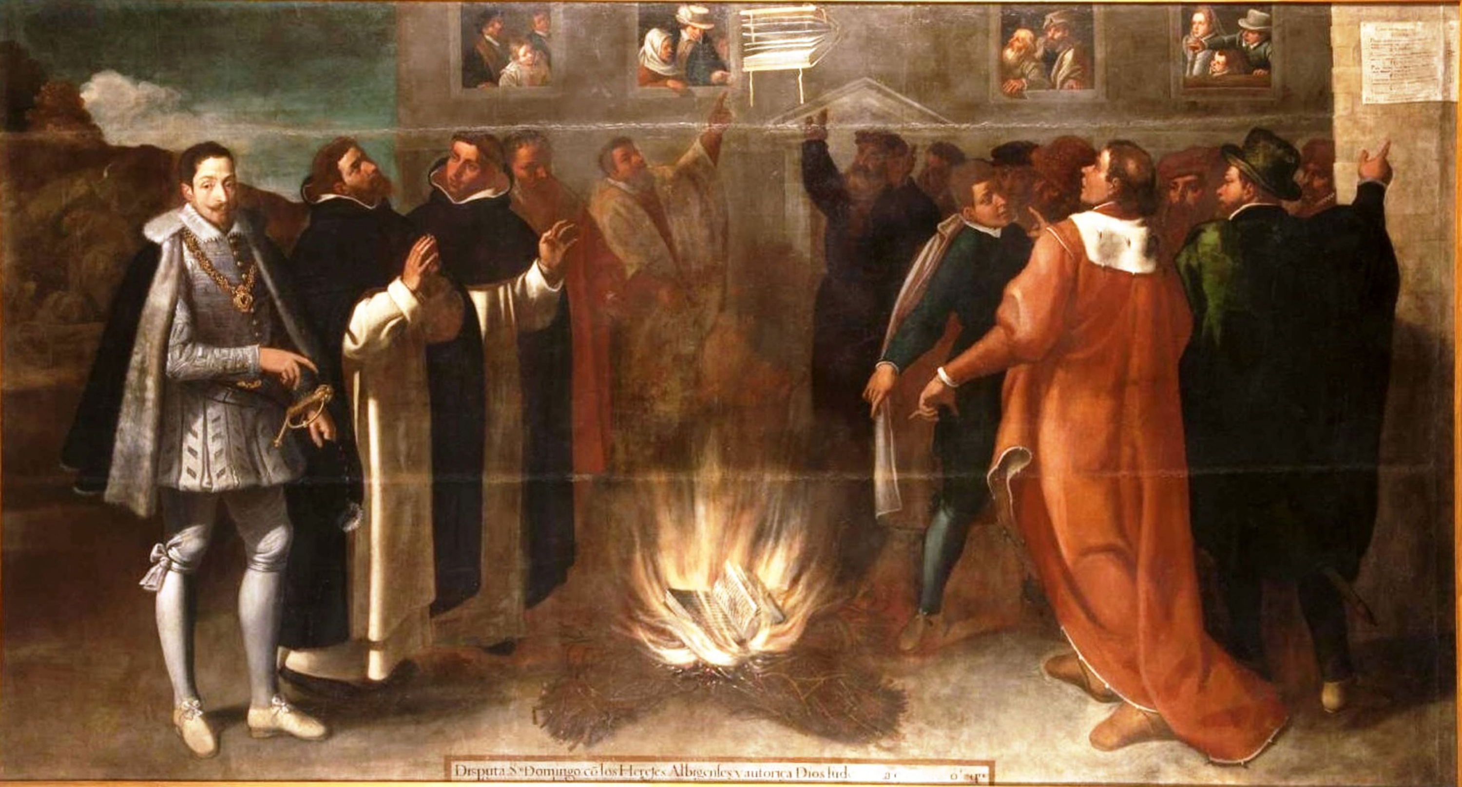 Бартоломе де Карденас. Спор святого Доминика с&nbsp;альбигойцами, между 1610 и&nbsp;1615 гг.