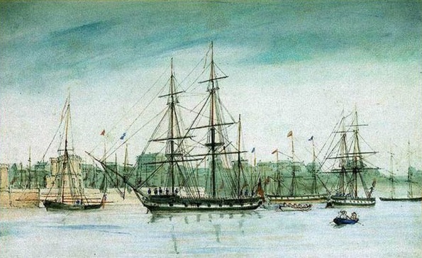 4.jpg «Восток» и «Мирный» перед отплытием в Кронштадте.