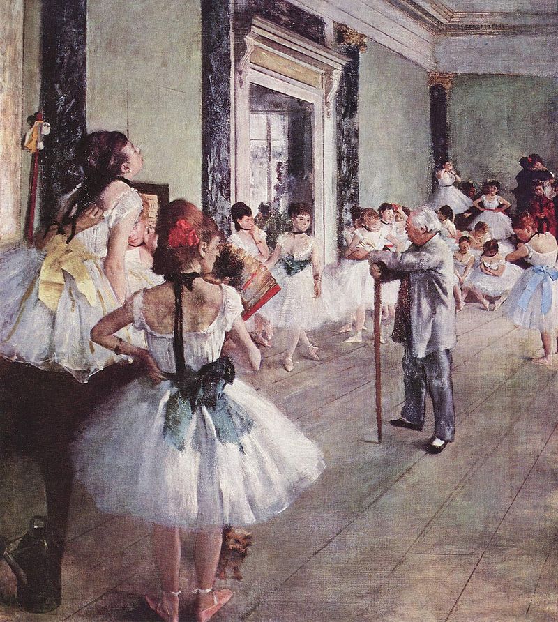 Урок танцев. 1873—1875 гг
