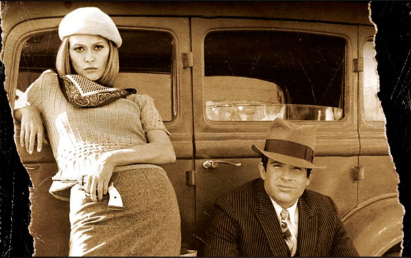Бонни и Клайд: кадр из одноимённого фильма 1967 г.