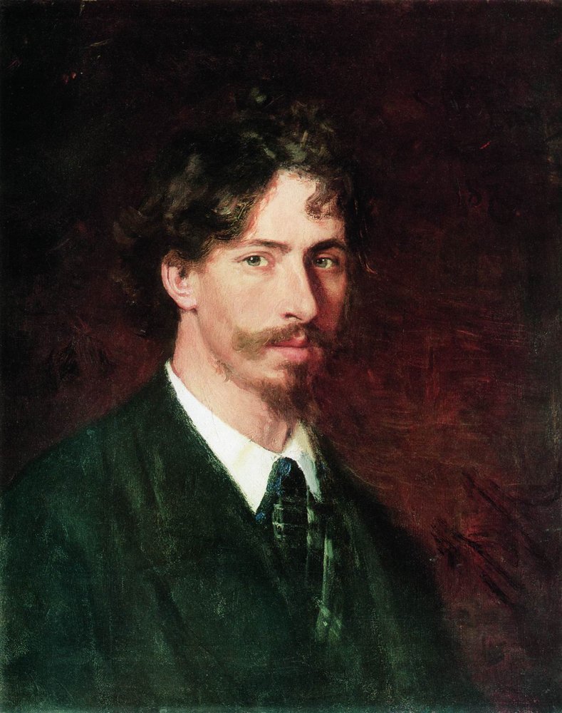 Автопортрет, 1878 Репин, автопортрет, 1878.