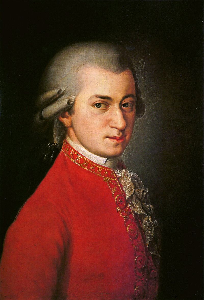 Вольфганг Амадей Моцарт. Посмертный портрет кисти Барбары Крафт, 1819 год.jpg
