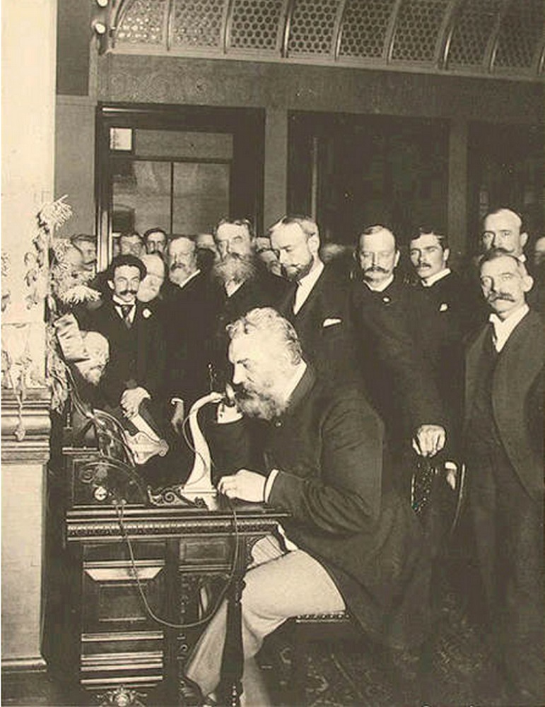 Белл звонит из Нью-Йорка в&nbsp;Чикаго, 1892.