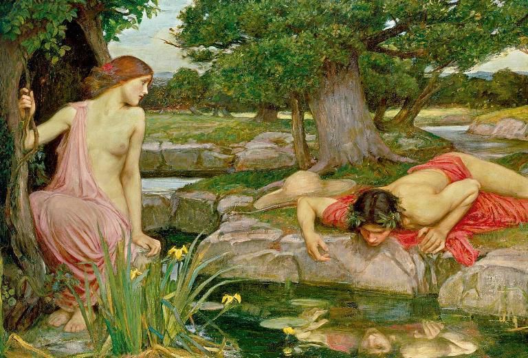 11. Джон Уильям Уотерхаус. «Эхо и Нарцисс» (1903).jpg