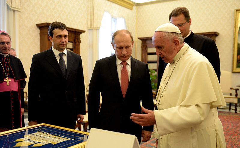 Франциск с Президентом России.jpg