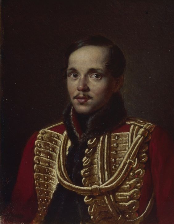 Лермонтов М. Ю., портрет кисти Перова В. Г. 1837 год.