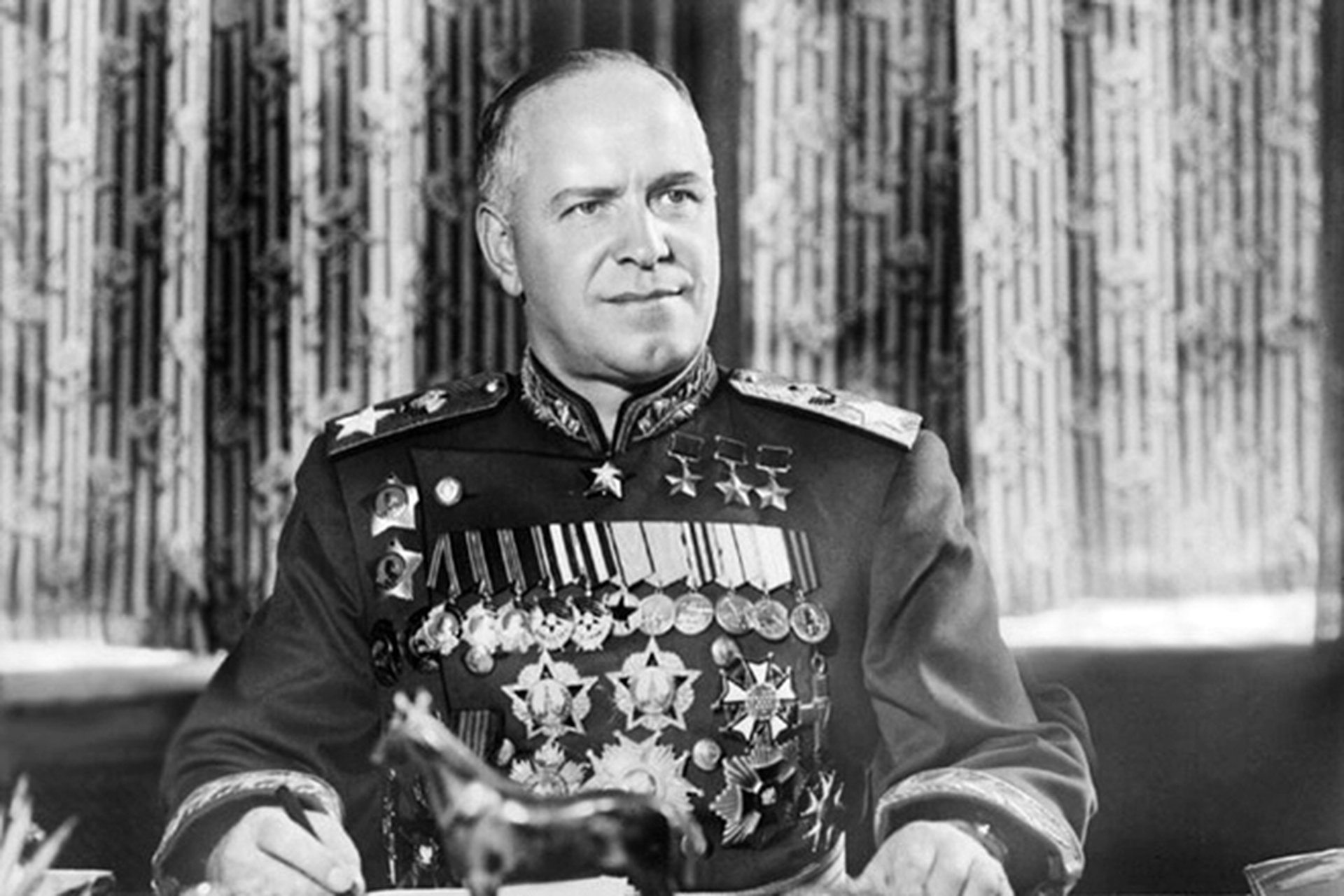 Георгий Жуков после войны Георгий Жуков после войны. Источник: Pinterest