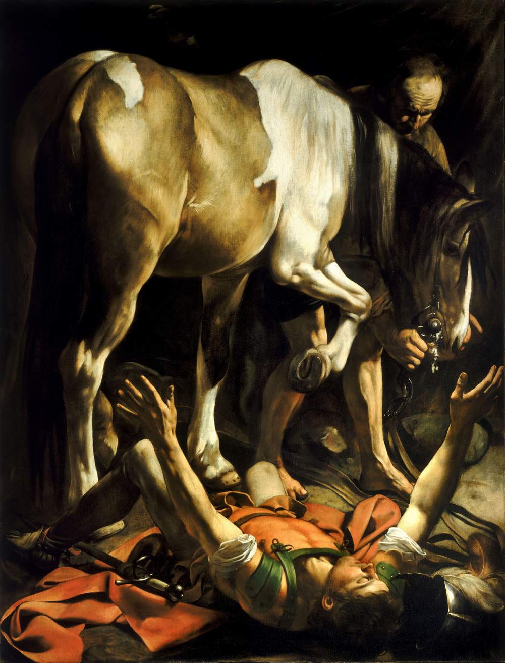 Караваджо, «Обращение Савла», 1601.jpg