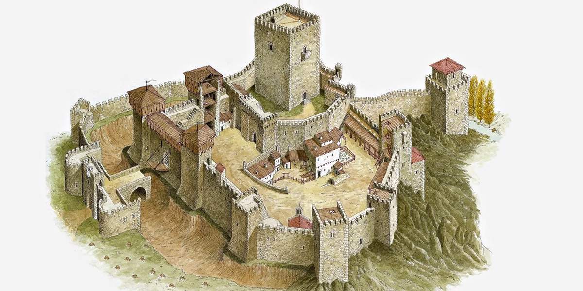 Средневековые замки внутри в интерьере (46 фото)
