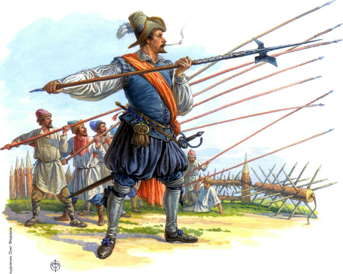 Сержант отряда Христиана Сомме обучает русских ратников. (swordmaster.org) 9.jpg