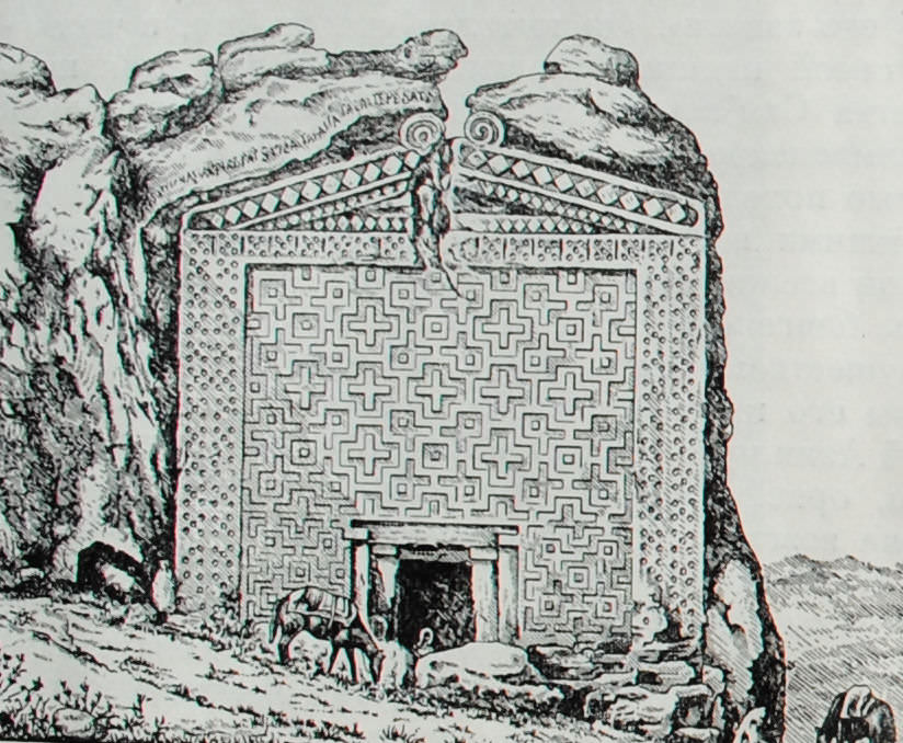 Фригийская скальная гробница, т. н. «Могила Мидаса».