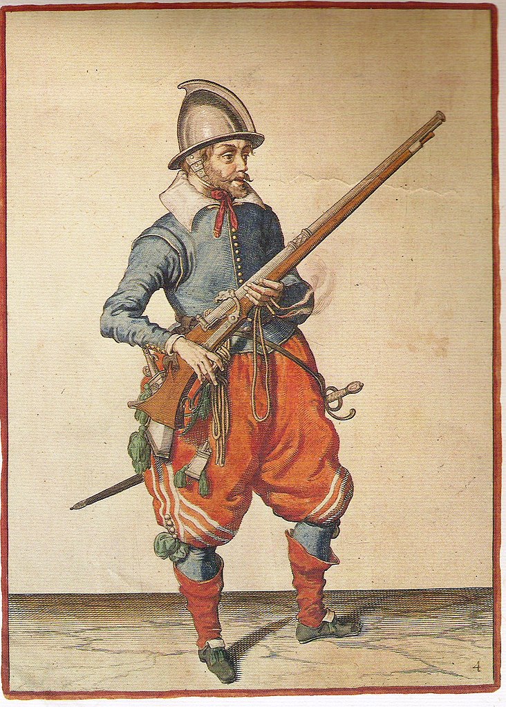 Мушкетёр, 1608.