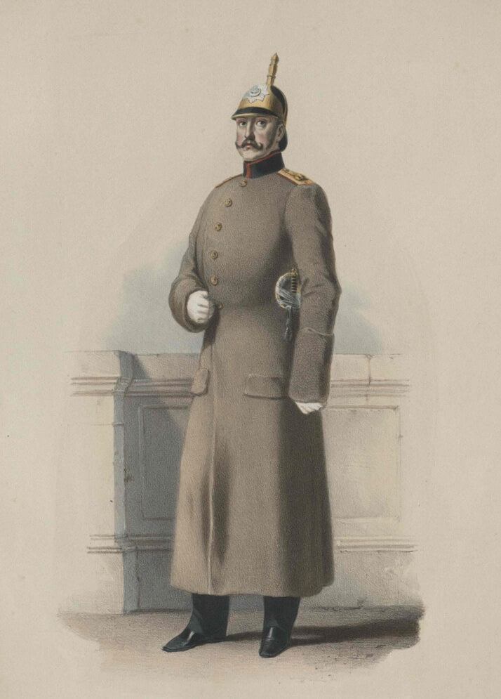 Портрет Николая I в&nbsp;походной шинели Лейб-гвардии Конного полка.