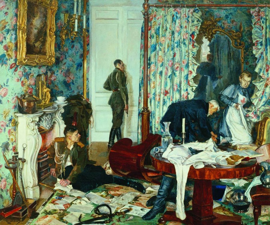 «Бегство Керенского из Гатчины». Г. Шегаль, 1937-1938.jpg «Бегство Керенского из Гатчины». Г. Шегаль, 1937-1938.jpg