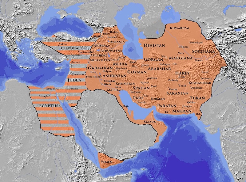 Сасанидская империя в период правления Хосрова II..jpg