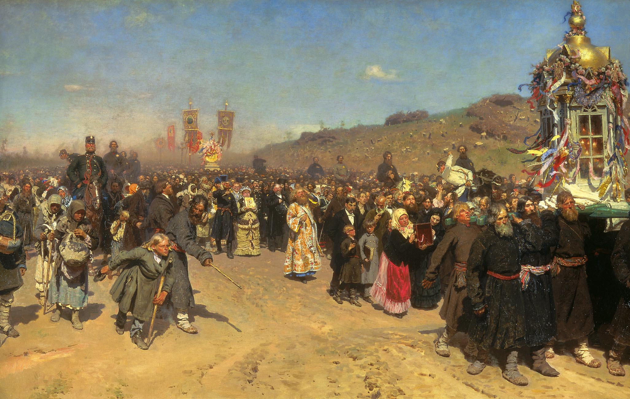 Крестный ход в Курской губернии, 1880−1883 гг.