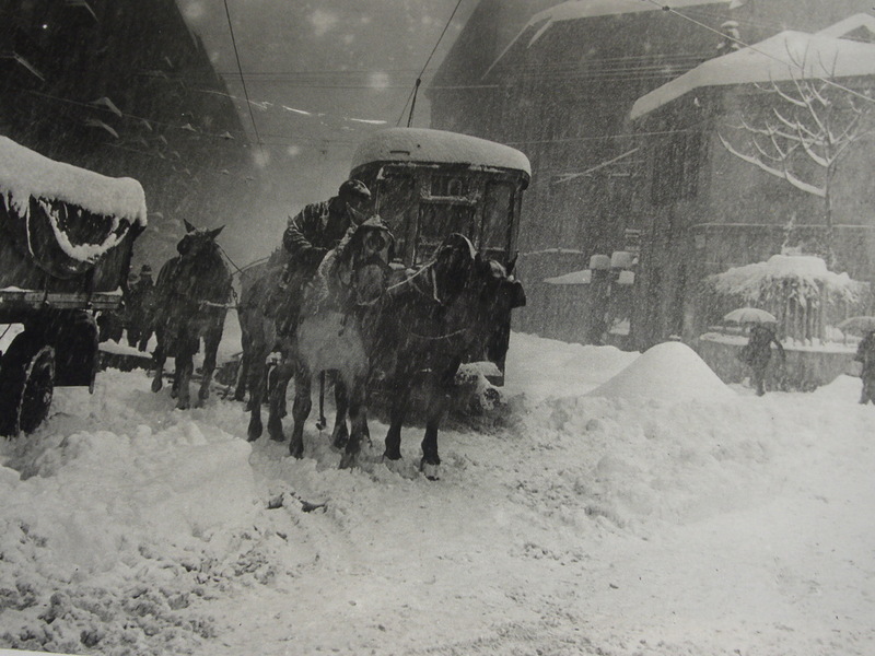 Милан зимой, 1946 год