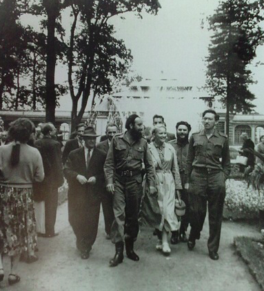 Фидель Кастро в Петергофе. 12 июня 1960 года