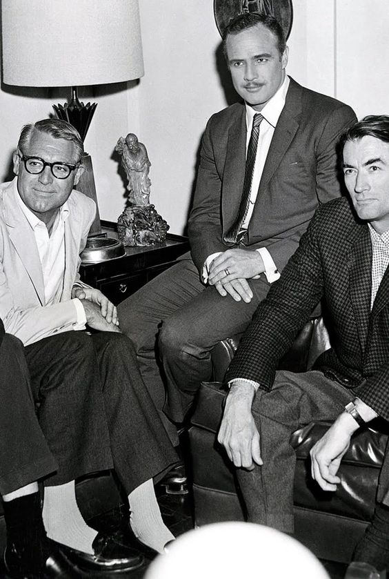 24 Cary Grant Marlon Brando & Gregory Peck.jpg