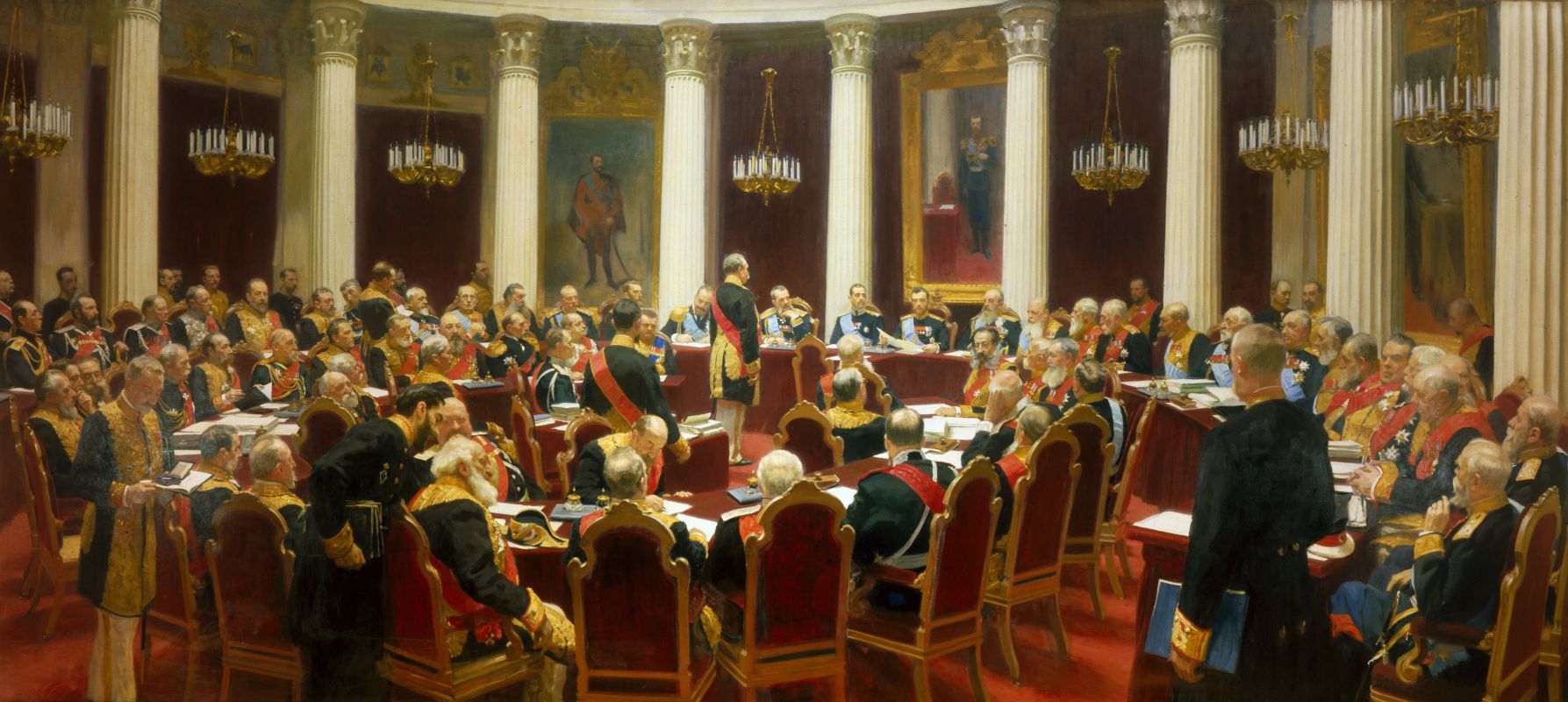1 Торжественное заседание Государственного совета 7 мая 1901 года в день столетнего юбилея со дня его учреждения (artchive.ru).jpg