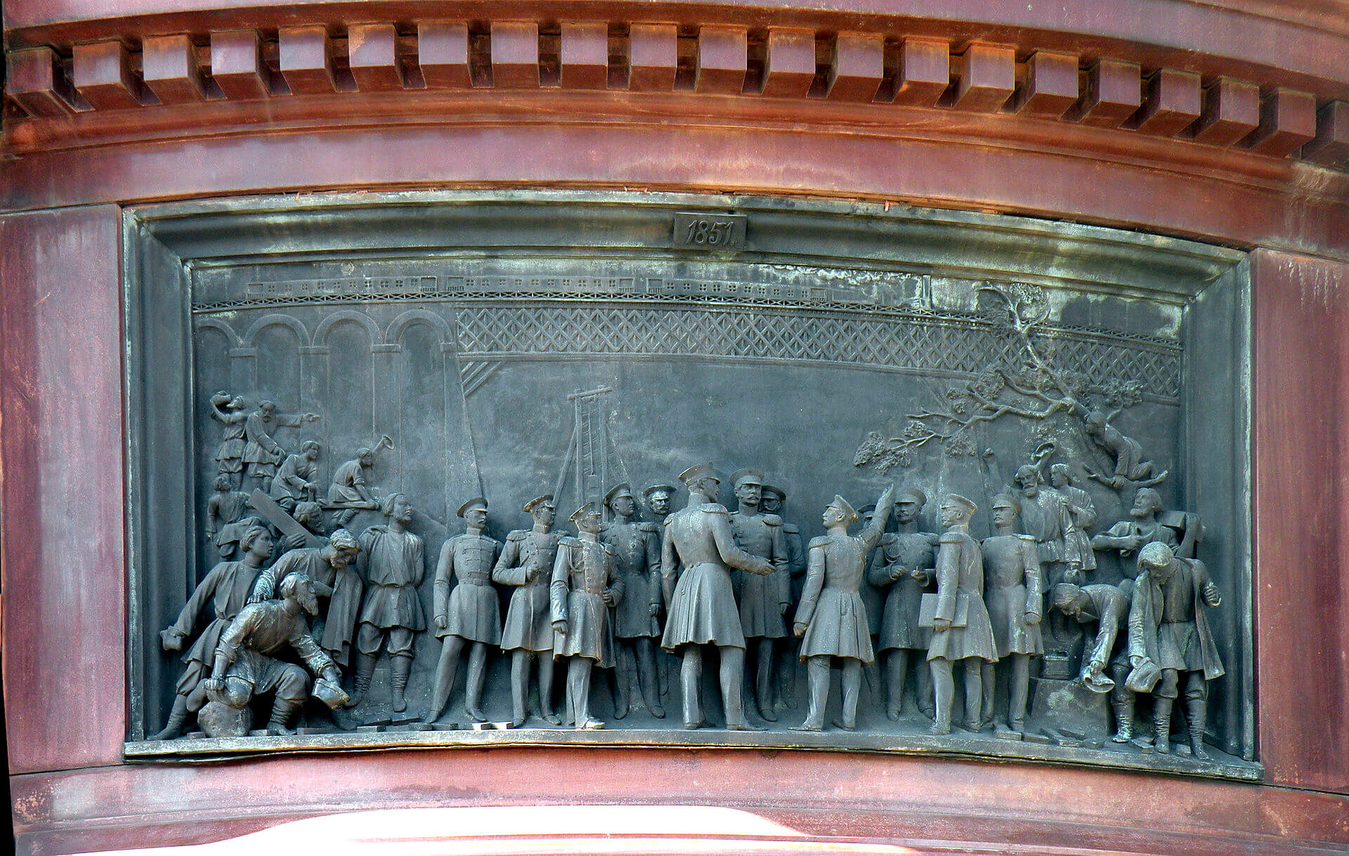 Открытие Веребьинского моста на железной дороге Петербург&nbsp;— Москва.