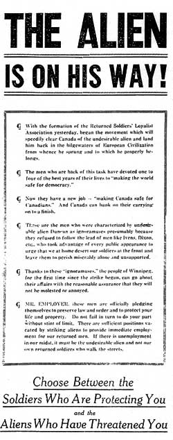 Объявление Гражданского комитета Тысячи, 6 июня 1919. (Manitoba Historical Society) 6.jpg