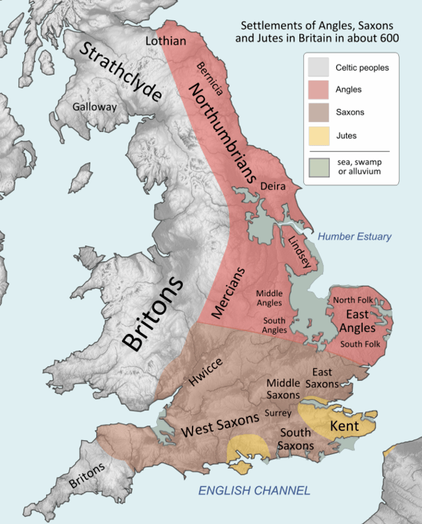 Англия около VII века.