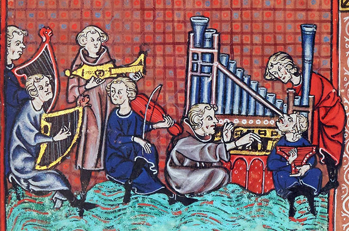 Средневековый оркестр.