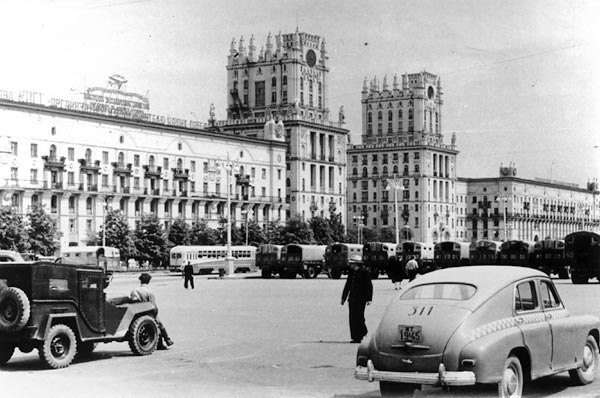 Минск, Привокзальная площадь, 1959 год