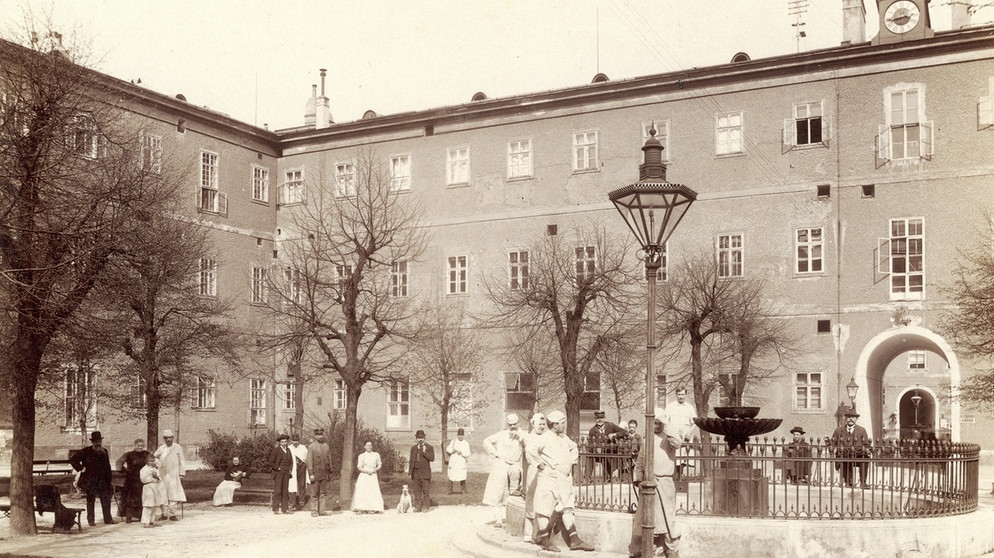 Венская клиника, в которой работал Земмельвейс.