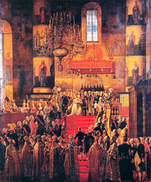 Церемония коронации Павла I