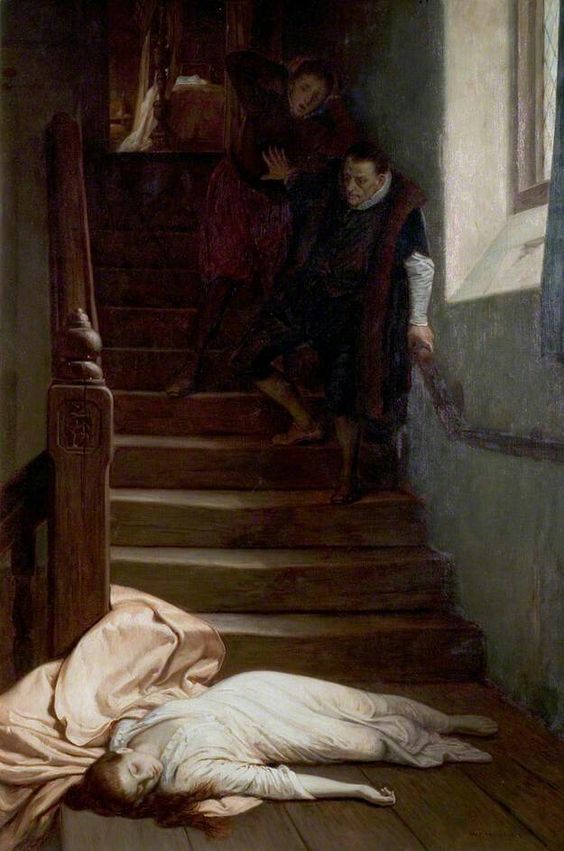 Смерть Эми Дадли. (Уильям Фредерик Йимз, 1877). Источник: wikipedia.org Смерть Эми Дадли. (Уильям Фредерик Йимз, 1877). Источник: wikipedia.org