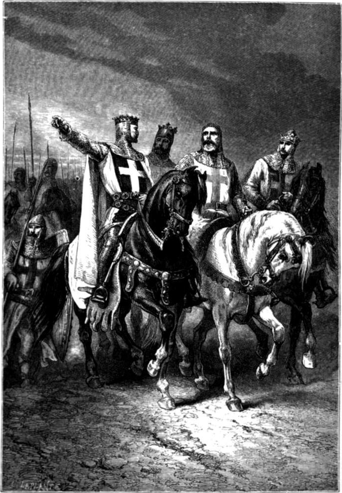 2. Вожди Первого крестового похода. Раймунд первый справа.jpg