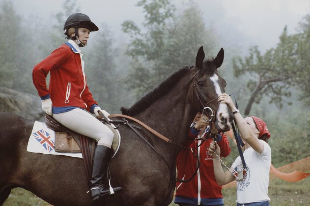 Принцесса Анна на Олимпиаде-1976.