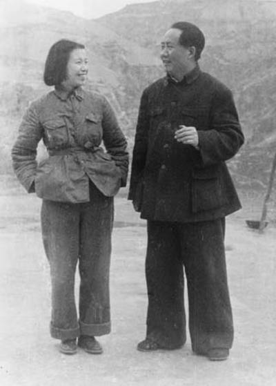 Цзян Цин и Мао.