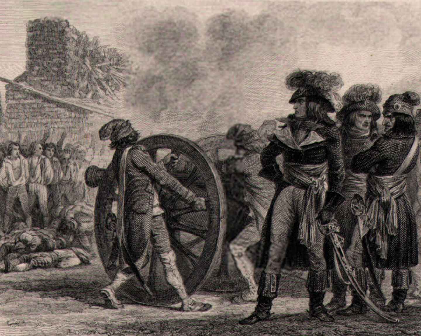 Казнь в Лионе, 1834&nbsp;г.&nbsp;гравюра Бейера.