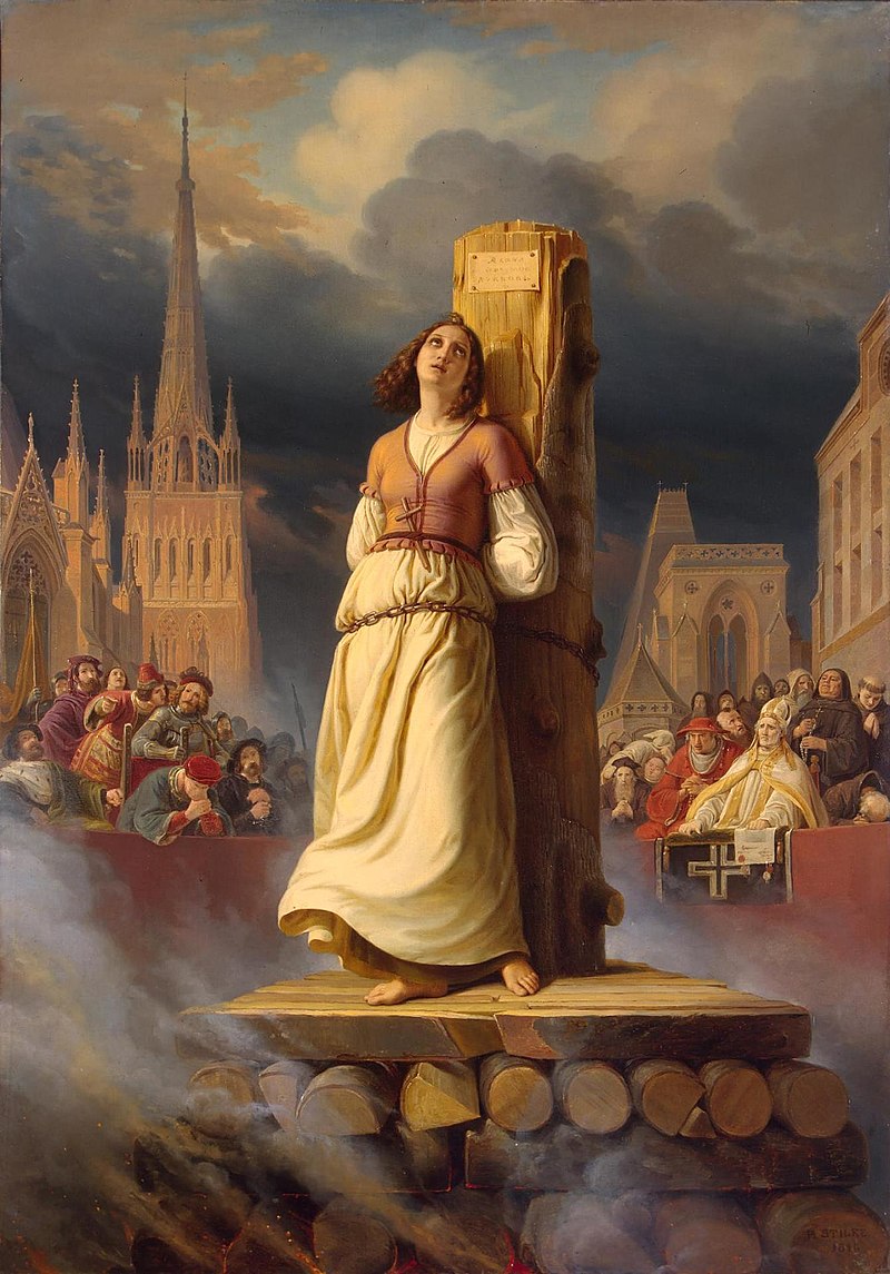 Герман Антон Штильке «Жанна д’Арк на костре», 1843 г. (Wikimedia Commons) фото 11.jpg