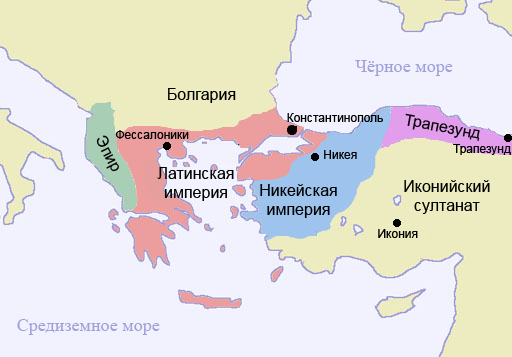 3. Карта.png Карта Восточной Европы и Ближнего Востока после похода.