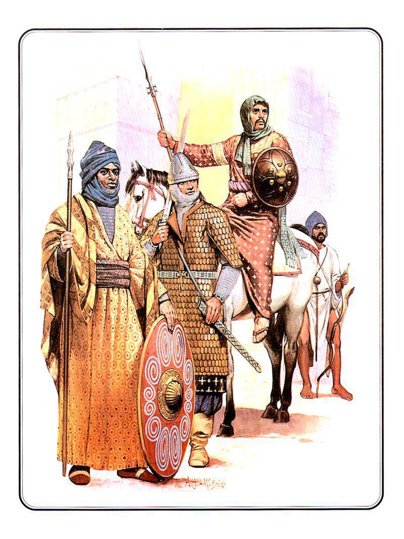 Арабские воины, 8-й век.