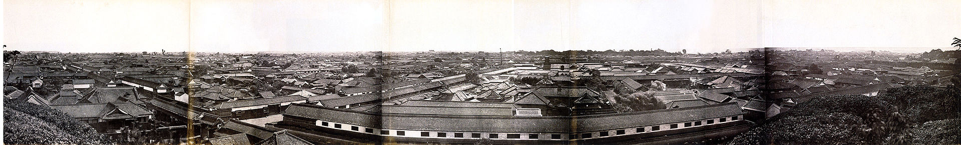 11 Панорама Токио (тогда он назывался Эдо), 1865-1866.jpg