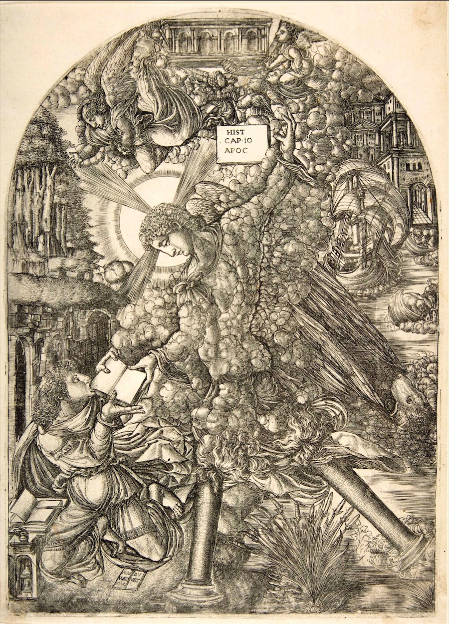 Жан Дюве. Иоанн Богослов съедает книгу, ок. 1555.