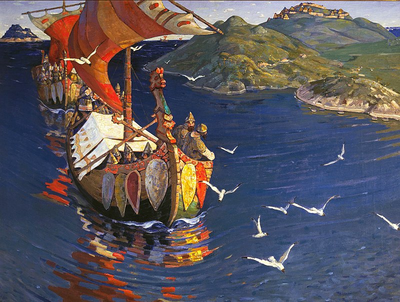 Н. Рерих. «Заморские гости». (ru.wikipedia.org) 2.jpg