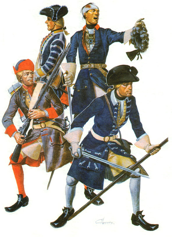 4.Полтава.jpg Шведская пехота начала XVIII столетия.